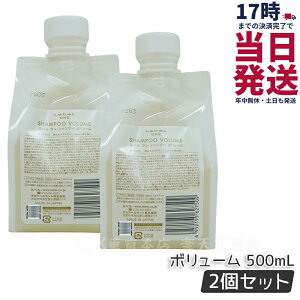 �y2�Z�b�g�zLebeL ONE ���x�� ���� �V�����v�[ �{�����[�� 500ml �p�E�` �l�� ���t�B�� VOLUME SHAMPOO �w�A�P�A �������K�i ��������