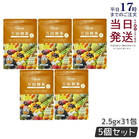 【5個セット】 万田酵素 ペーストタイプ GINGER ジンジャー 分包 77.5g (2.5g×31包) 自然発酵食品 酵素サプリ 発酵酵素 万田酵素 万田発酵 あす楽 国内正規品 賞味期限2027年2月