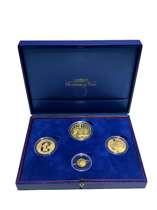 楽天市場】【中古】MONNAIE DE PARIS フランス金貨4種セット K24×2 