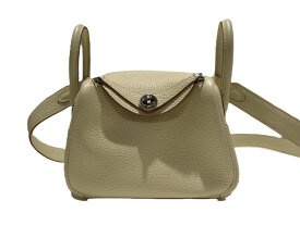美品 HERMES エルメス リンディミニ B刻印 ナタ トリヨンクレマンス ミニバッグ 【中古】