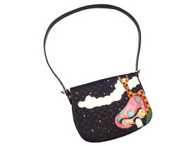 LOUIS VUITTON ミュゼット・コントドゥフェ　ショルダーバッグ モノグラム・サテン　ノワール　M92273　童話シリーズ キリン キノコ