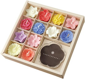 【お得なセット】【お花の香り】【ギフトローソク】■ 花づくしギフトセット ■ カメヤマ ローソク　蝋燭 贈答用 進物用 お悔やみ 新盆 お盆 初盆 喪中 ギフト お彼岸 プレゼント 法事 御供 御佛前 御霊前 のし