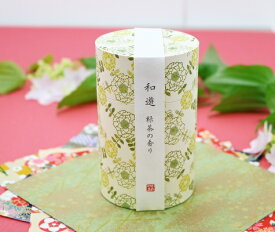 【大人気】【緑茶のかおり】■ 和遊　緑茶の香り ■ カメヤマ 線香 お線香 お悔やみ 仏壇 家庭用 自宅用 お供え物