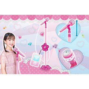 ラブリーキッズスタンドマイク (1個){ お祭り 縁日 子供会 イベント 景品 夏祭り }