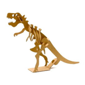 ペーパークラフトダンボール工作恐竜ティラノサウルス（10個入）