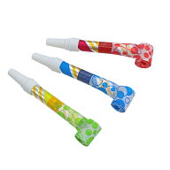 80cm伸びる！超ロング吹き戻し(3本入り) (1袋）{景品玩具 おもちゃ 子供 子ども お祭り 縁日 子供会 イベ…