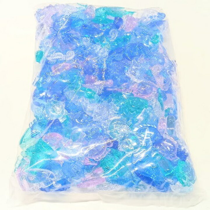 楽天市場】宝石すくい アクリルアイス 蛍光クリア 海物マリン（1kg) (1 