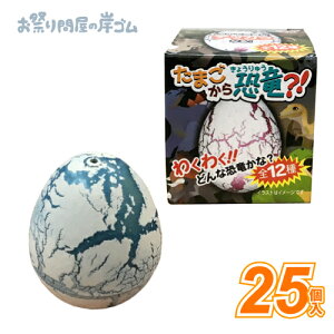 たまごから恐竜?! (25個){景品玩具 おもちゃ 子供 子ども お祭り 縁日 子供会 イベント 景品 夏祭り 射的景品 輪投げ景品 自立する 倒れる おもちゃ 箱のおもちゃ }