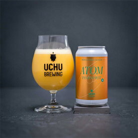 ATOM PASSIONFRUIT　350ml【うちゅうブルーイング】【うちゅうビール】【UCHUBREWING】【山梨県】【クラフトビール】