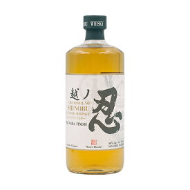 越ノ忍　ブレンデッドウイスキー（白）　750ml【忍蒸留所】【新潟麦酒】【クラフトウイスキー】【WHISKY】