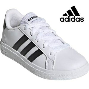 �A�f�B�_�X �W���j�A�V���[�Y �R�C adidas GRANDCOURT 2.0 K GW6511 WHITE/BLACK