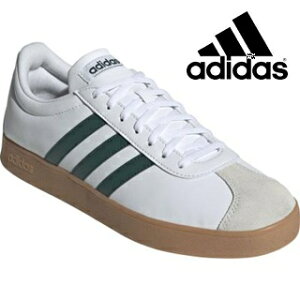 �A�f�B�_�X �����Y �X�j�[�J�[ adidas VL COURT BASE U ID3710 WHITE/GREEN