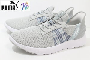 v[} C[YC nYt[V[Y fB[X Xj[J[ PUMA SOFTRIDE REMI EASE IN CHECKER 311077 02 glacial gray