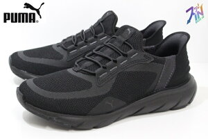 v[} C[YC nYt[V[Y fB[X Y L Xj[J[ PUMA SOFTRIDE FLEX LACE EASE IN ALT WIDE 311996 02 BLACK