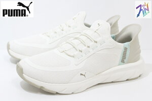 v[} C[YC nYt[V[Y fB[X L Xj[J[ PUMA SOFTRIDE FLEX LACE EASE IN ALT WIDE 311996 06 Warm White-Desert Dust