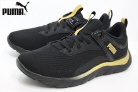 プーマ レディース スニーカー PUMA Softride Remi Molten Metal 378848 01 puma black-puma gold