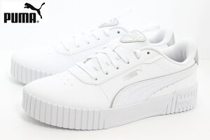 V[Y v[} fB[X Xj[J[ PUMA Carina 2.0 Pop Up Metallics 393214 02 WHITE