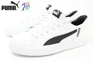 v[} C[YC nYt[V[Y fB[X Xj[J[ PUMA V COURT EASE IN 402486 02 WHITE/BLACK