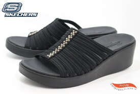 スケッチャーズ レディース コンフォートサンダル SKECHERS ARCH FIT RUMBLE HOTSHOTS! 119529 BBK BLACK