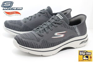 スケッチャーズ スリップインズ アーチフィット メンズ スニーカー Slip-ins SKECHERS GO WALK ARCH FIT 2.0 GRAND SELECT 2 216601 CCRD CHARCOAL/RED
