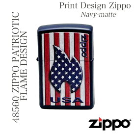 ZIPPO ジッポ 48560 ZIPPO PATRIOTIC FLAME DESIGN ZIPPOオイル ZIPPOライター希少価値 ZIPPO ジッポ オイルライター ギフト プレゼント デザイン プリント ロゴ カラー