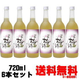 中野梅酒 720ml 6本【送料無料】【梅酒】【紀州】【中野BC】【和歌山県】
