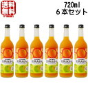 【リニューアル】紀州の梅酒と完熟みかん 12度 720ml 6本セット 完熟みかん梅酒 みかん 梅酒 紀州 紀州梅酒 カクテル梅酒 中野BC 和歌山県