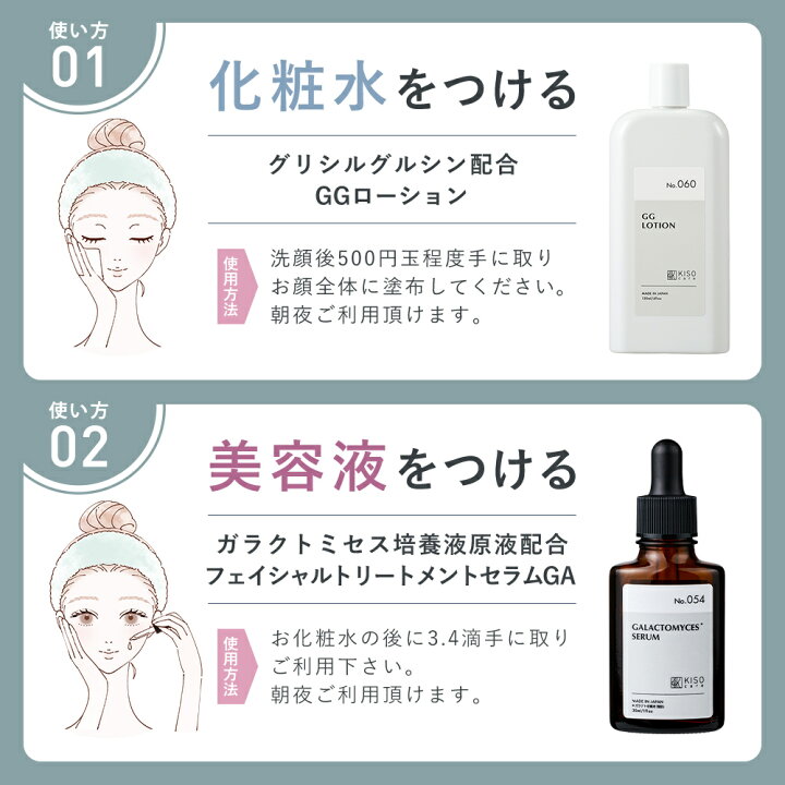 楽天市場】【28％OFF】KISO CARE 脂性肌対策 スキンケア 4点セット 