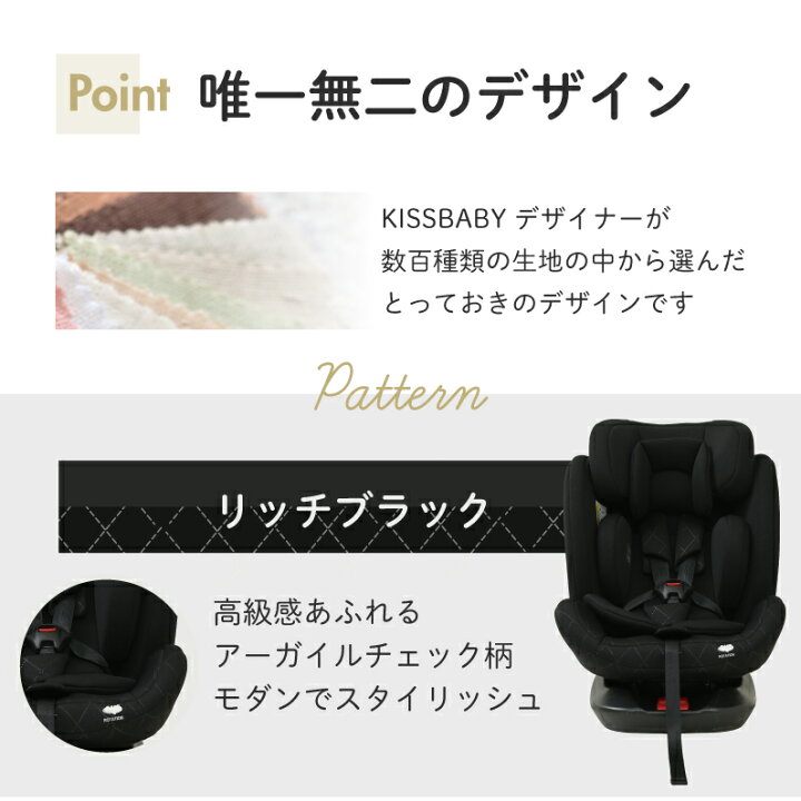 楽天市場】チャイルドシート ISOFIX 回転式 R129適合 新生児から使える 