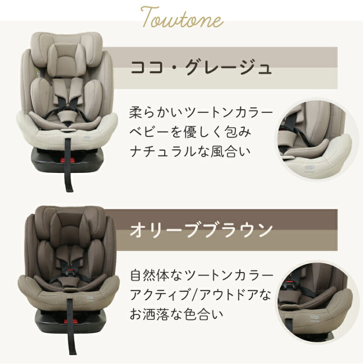 楽天市場】チャイルドシート ISOFIX 回転式 R129適合 新生児から使える 