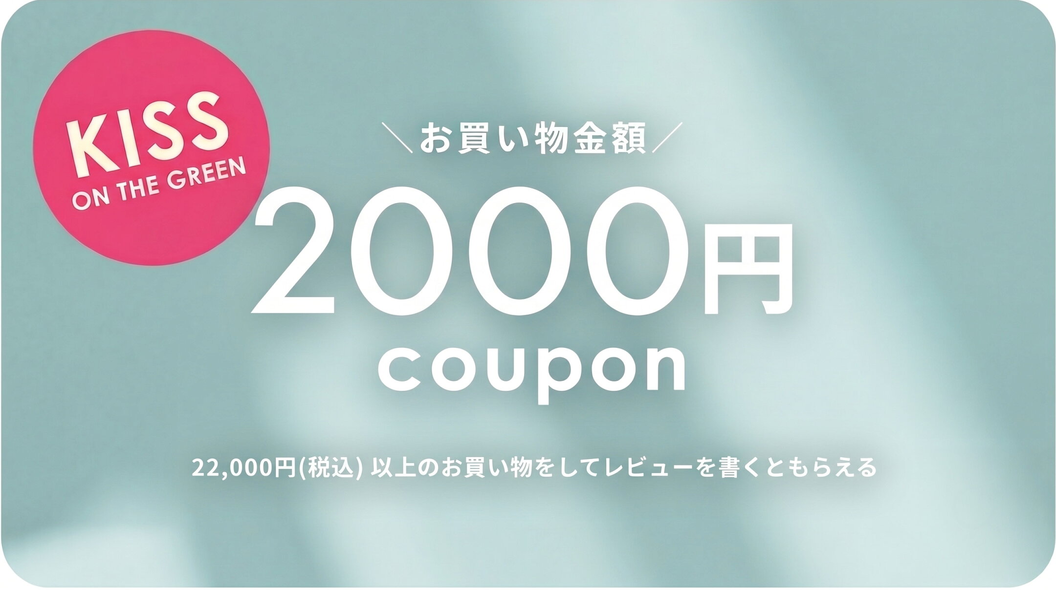 22000円以上購入してレビューを書くともらえる♪