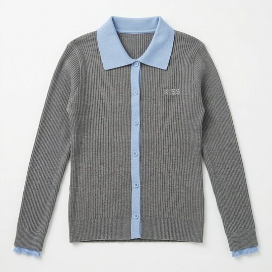 バイカラーニットポロ 2026AW