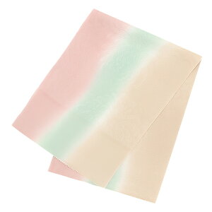 帯揚げ 訪問着用 キステオリジナル 丹後ちりめん 全6色 紫 浅葱 黄 桃 水色 灰 茶 ぼかし 3色 菊尽くし 正絹 唐織 日本製 メール便対応可 訪問着 礼装用 フォーマル 色無地 付け下げ 結婚式 お