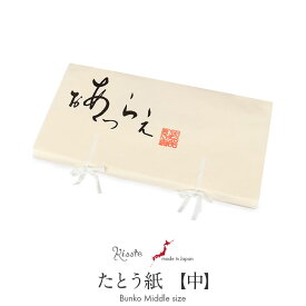たとう紙 帯 帯用 窓なし 文庫 1枚 和紙 中 65cm 帯 長襦袢 浴衣 羽織 七五三お衣装 おあつらえ 日本製 たとうし たとうがみ 畳紙 畳み紙 帖紙 多当紙 キモノ文庫 四つ手 薄紙付き 折らず
