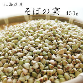 そばの実450g【北海道産蕎麦の実】抜き蕎麦 むきそば【国産ソバの実】ヌキ実 つぶそば【スーパーフード そばのみ】実そば 粒蕎麦【レジスタントプロテイン】ダイエットにも注目【メール便対応】※令和5年度産