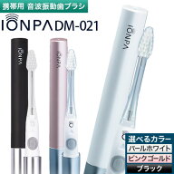 音波振動歯ブラシ IONPA（イオンパ） DM-021 本体1本・替え2本・単4電池1本　携帯用　乾電池式　KISS YOU…