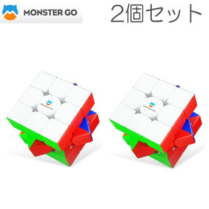 Monster Go 2�Z�b�g�@���Γ��ځ@�����X�^�[Go 3x3 EDU�X�s�[�h�L���[�u ���̃p�Y�� �X�e�b�J�[���X MG356 ����L���[�u�p�Y�� �q�� ���S�� ���[�r�b�N�L���[�u �������� �m��y�ቿ�i�Ȃ���ɏ�