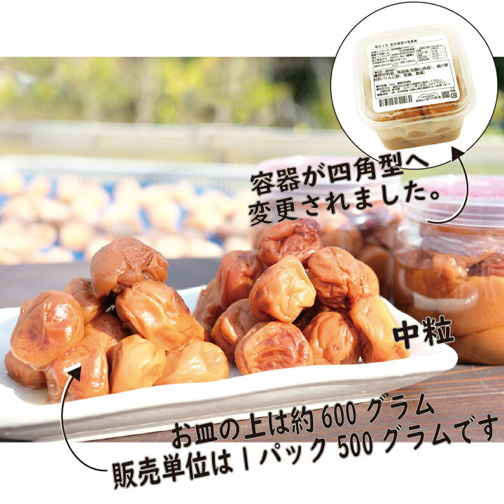 楽天市場】無農薬 送料無料 訳あり つぶれ梅 梅干し 紀州南高梅 減塩梅 