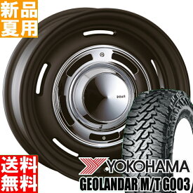 ヨコハマ YOKOHAMA ジオランダー M/T G003 GEOLANDAR 225/70R16 サマータイヤ ホイール 4本 セット 16インチ オフロード仕様 DEAN CROSS COUNTRY 16×6.5J+32 5/114.3 夏用 新品