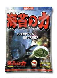 海苔の力 12袋入1ケース　釣り餌　まき餌　配合餌　磯釣り　防波堤釣り　グレ　クロ　メジナ　ヒロキュー　送料無料　同梱不可