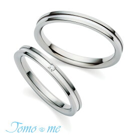 結婚指輪 ペア ペアリング チタン 純チタン プラチナ マリッジリング 2本セット tomo me トモミ シンプル ストレート 鍛造 日本製 刻印無料 指輪 ブライダル 結婚記念日 夫婦 お揃い
