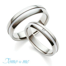 結婚指輪 ペア ペアリング チタン 純チタン プラチナ マリッジリング 2本セット tomo me トモミ シンプル ストレート 鍛造 日本製 刻印無料 指輪 ブライダル 結婚記念日 夫婦 お揃い