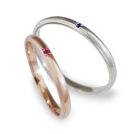 結婚指輪 ペア ペアリング K10 10金 イエローゴールド ピンクゴールド ホワイトゴールド マリッジリング 2本セット Lovers&Ring ラバーズアンドリング シンプル ストレート 誕生石対応 刻印無料 指輪 ブライダル 結婚記念日 夫婦