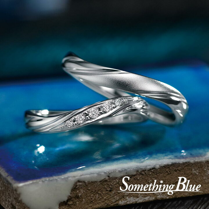 楽天市場】SomethingBlue サムシングブルー 結婚指輪 プラチナ ペア 