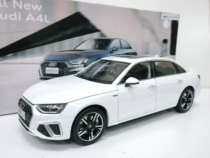 楽天市場】AUDI特注 1/18 アウディ A4 Sライン (ホワイト) 2021 B9 