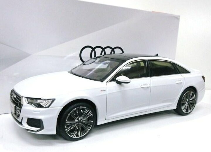 楽天市場】AUDI特注 1/18 アウディ A6 Sライン (ホワイト) 2019 