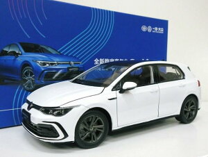 VW特注 1/18 フォルクスワーゲン ゴルフ R-Line (ホワイト) 2021 GOLF 8
