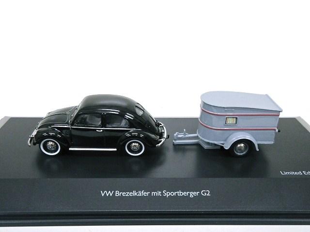 楽天市場】Schuco 1/43 VW ビートル トレーラーハウス (ブラック