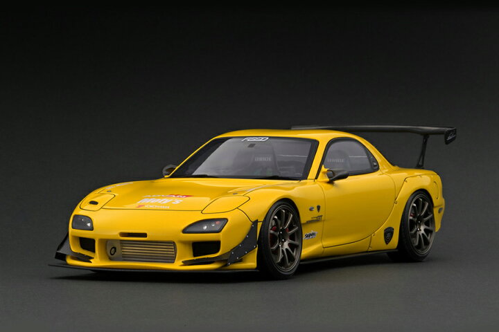 楽天市場】イグニッションモデル 1/18 マツダ FEED RX-7 (イエロー  
