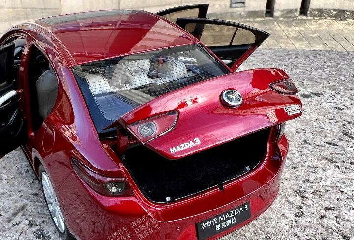 楽天市場】MAZDA特注 1/18 マツダ 3 セダン (ソウルレッドプレミアム 